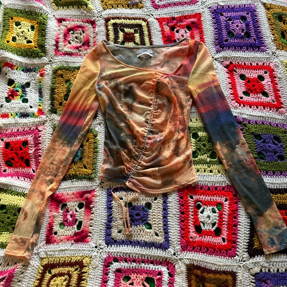 Mesh long sleeve